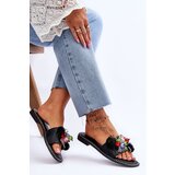 S. BARSKI Slippers With Decorative Beads S.Barski | Shoptok.si