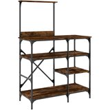  Pekarski stalak boje hrasta 90 x 40 x 132 cm od drva i metala | shoptok.hr