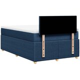  Krevet s oprugama i madracem plavi 120 x 200 cm od tkanine | shoptok.hr