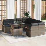  Sjedeća garnitura za vrt 9 kom. poliratan 100 x 55 x 73 cm | shoptok.hr