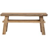  Klupa Prirodna 100 x 29 x 43,5 cm Čvrsto teak drvo | shoptok.hr