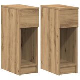 Maison Chic 2 kose Nočne omarice - Nočne mize s predalom artisan hrast 20x36x60 cm, (21690097) | Shoptok.si