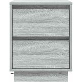  Noćni ormar 2 pcs Siva 39 x 34,5 x 50 cm Konstruirano drvo | Eponuda.ba