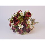  Buket cvijeća (Boja cvijeta: Crvena, bijela, D x Š: 38 x 25 cm) | shoptok.hr