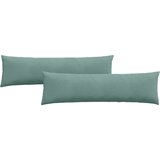 vidaXL Blazine za kavč 2 pcs Morsko zelena 145 x 40 cm Žametna tkanina | Shoptok.si