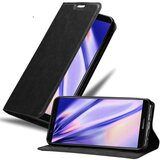 Cadorabo Huawei P SMART 2018/Enjoy 7S v nočna črna - Zaščitni ovitek z magnetnim zapiranjem, stoječo funkcijo in režo za kartice, (20549349) | Shoptok.si