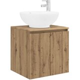 vidaXL Lavabo - Umivaonik s policom Hrast artisan 49 5 x 44 5 x 65 cm - Hrast artisan | shoptok.hr