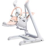 CARETERO Gugalnik in stol za hranjenje Indigo 2v1 Roza | Shoptok.si