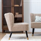 Ixia Bež fotelj iz šenilje Glam – | Shoptok.si