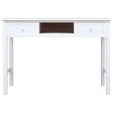  Pisaći stol bijeli 110 x 45 x 76 cm drveni - Bijela | shoptok.hr