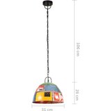  Industrijska viseća svjetiljka 25 W šarena okrugla 31 cm E27 | shoptok.hr