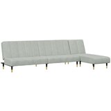  2-dijelni set sofa svjetlosivi baršunasti | shoptok.hr