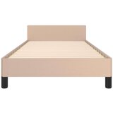  Posteljni okvir z vzglavjem kapučino 90x190 cm umetno usnje, (20904566) | Shoptok.si