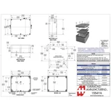 Hammond Electronics 1554 PC Univerzalno kućište Polikarbonat Siva 1 ST