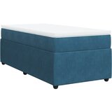 Maison Chic Box spring postelja - Vzmetna postelja z vzmetnico temno moder 90x190 cm žamet SL4135, (21901182) Cene