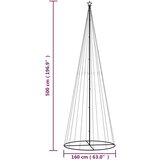  Stožasto božićno drvce toplo bijelo 732 LED žarulje 160x500 cm | shoptok.hr