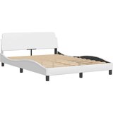  Okvir za krevet Dover bijeli 137x190 cm od umjetne kože | shoptok.hr