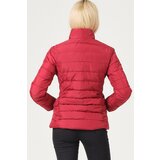 Dewberry Z6746 LADIES COAT-BURGUNDY Cene