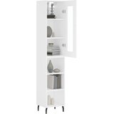  Visoka komoda bijeli 34,5x34x180 cm od konstruiranog drva | shoptok.hr