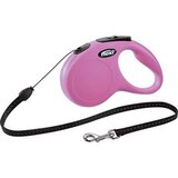 Flexi povodec Classic S, vrvica - 5 m (različne barve) roza | Shoptok.si