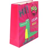 Pink Paper Gift Bag 32cm x 26cm x 10cm | shoptok.hr