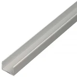 Aluminijasti U profil Kantoflex (1.000 x 19,9 x 10 mm, debelina: 1,5 mm, eloksiran aluminij)