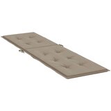 vidaXL Jastuk za ležaljku smeđesivi (75 + 105) x 50 x 3 cm | shoptok.hr