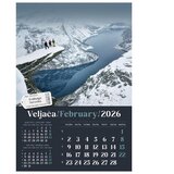  KALENDAR "PUTUJEM EUROPOM 2026" 13 LISTOVA, SPIRALA | Shoptok.si