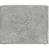 vidaXL Klubska mizica betonsko siva 80x50x40 cm inženirski les | Shoptok.si