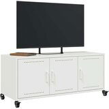 vidaXL TV ormarić bijeli 100,5 x 39 x 43,5 cm hladno valjani čelik | shoptok.hr