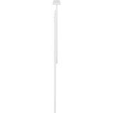  Uzglavlje s uzglavljem Sjajno bijelo 120 cm Konstruirano drvo | shoptok.hr