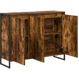 vidaXL Pomoćni ormarić Dimni hrast 96,5 x 30 x 75 cm Konstruirano drvo | shoptok.hr