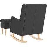  Fotelja s footstoolom 2 kom. Tamnosiva Bouclé 60 x 79 x 87,5 cm | Shoptok.si