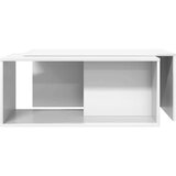  Set kavno mizico 2 pcs Bela Konstruiran les, (5000120536) | Shoptok.si