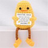 INF Duck Plushie - Očarljiva figurica rumene race iz kvačkanja Model B, (21838509) Cene