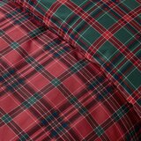 Catherine Lansfield Rdeča/temno zelena posteljnina za zakonsko posteljo 200x200 cm Tartan Check – | Shoptok.si
