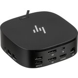 HP USB-C Dock G5, 1 USB Type-C (front); 1 USB 3.0 (side, charging SS); 3 USB 3.0 (back, charging); 2 DisplayPort; 1 HDMI 2.0; 1 headphone/microphone combo, Black 5TW10AA#3YW | ePonuda.com