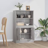  Visoka komoda siva sonome 60x35,5x103,5 cm konstruiranog drva | shoptok.hr