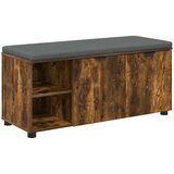  Klupa za hodnik s jastukom Dimljeni Hrast 100 x 38 x 46 cm | shoptok.hr
