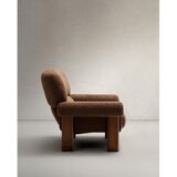 Kave Home Rjav fotelj iz tkanine bouclé Nema – | Shoptok.si