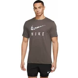 Nike U NK DF TEE RUN DIVISION Muška majica, smeđa, veličina
