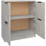  Komoda betonsko siva 60x30x70 cm konstruiran les, (20620130) | Shoptok.si