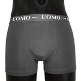 Uomo enobarvne moške boksarice siva Cene