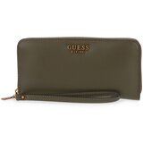 Guess Denarnice OLV LAUREL LARGE ZIP Zelena u