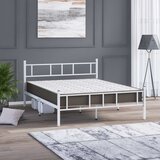  krevet za dve osobe PIRON 120x200 cm, beo, nosivost 120 kg | Eponuda.com