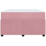  Posteljni okvir z vzmetnico z vzmetnico Roza 120 x 200 cm Žamet, (5000069887) | Shoptok.si