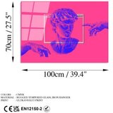WALLXPERT UV-766 70 x 100 Multicolor Decorative Tempered Glass Painting | ePonuda.com