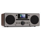Auna Harvard, kompaktni sistem, internetni/DAB+ in UKV radio, CD predvajalnik, bluetooth, oreh | Shoptok.si