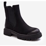 Kesi women's insulated chelsea boots with zipper, black vest