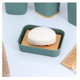 Tendance Posuda za sapun Pisa, bambus/zelena | shoptok.hr